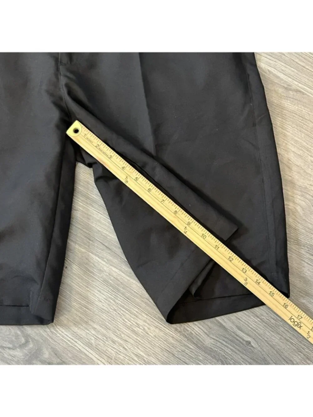 Tattoo Golf Pants Mens 38 Black Performance Khaki Skull Logo Polyester - Picture 11 of 12